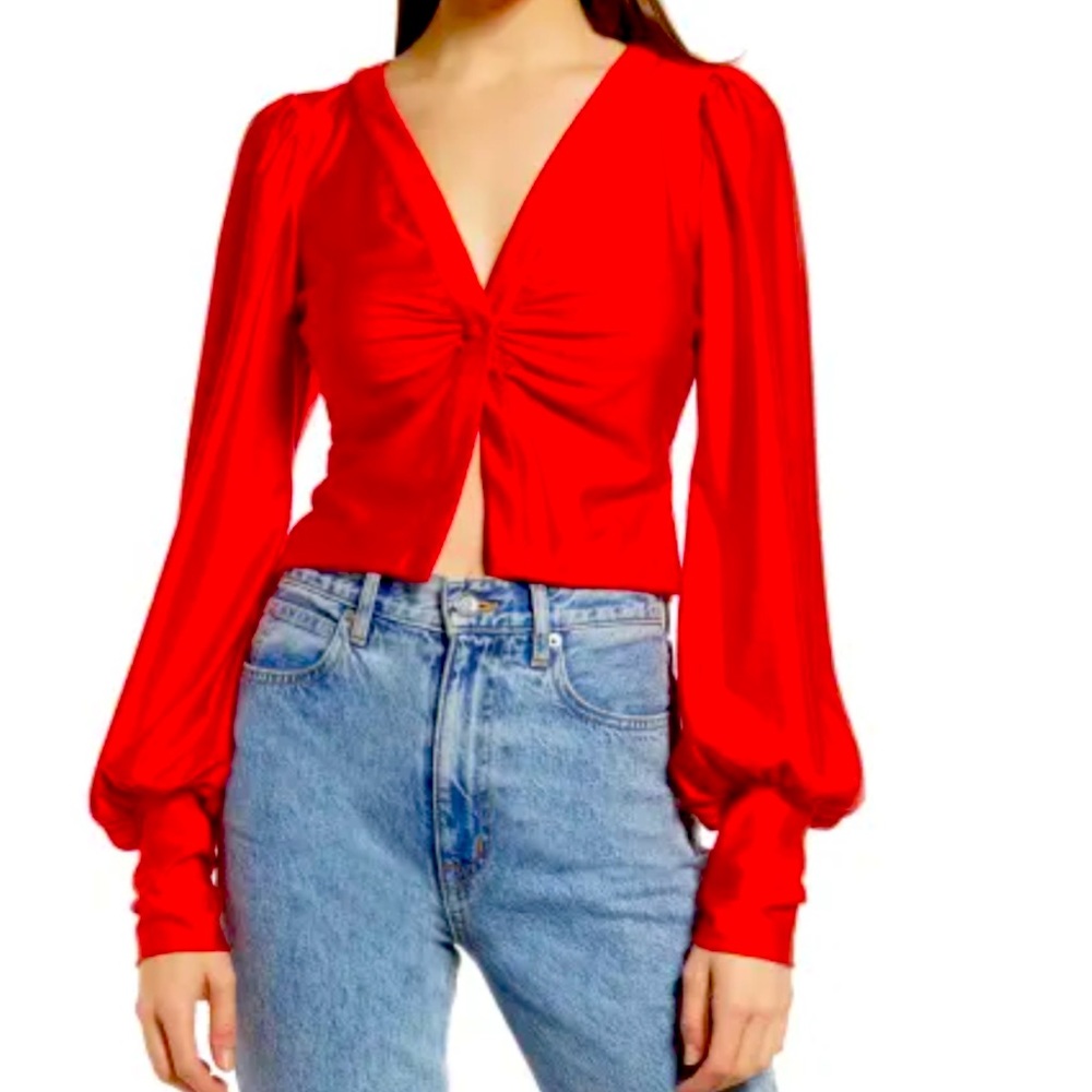 AFRM Satin Blouse